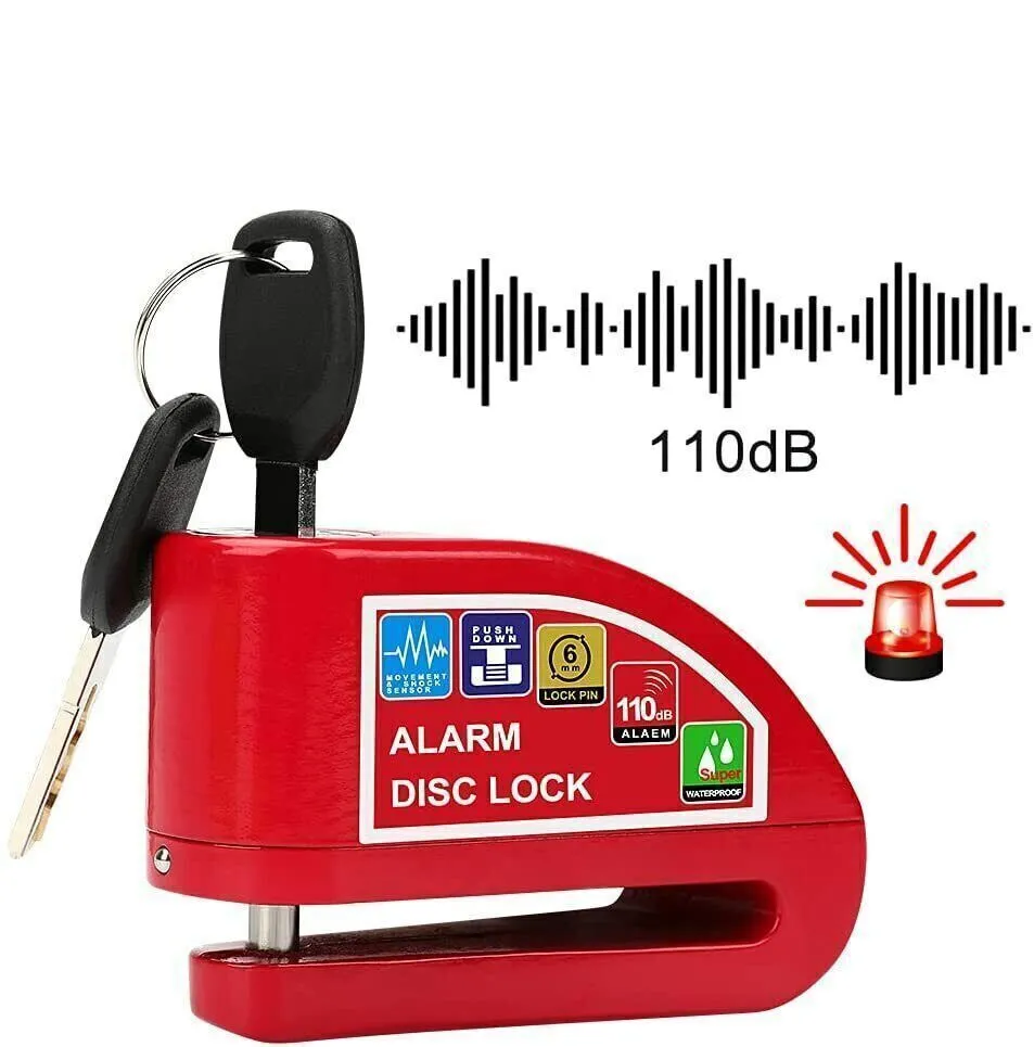Antivol Bloque disque Moto avec Alarme