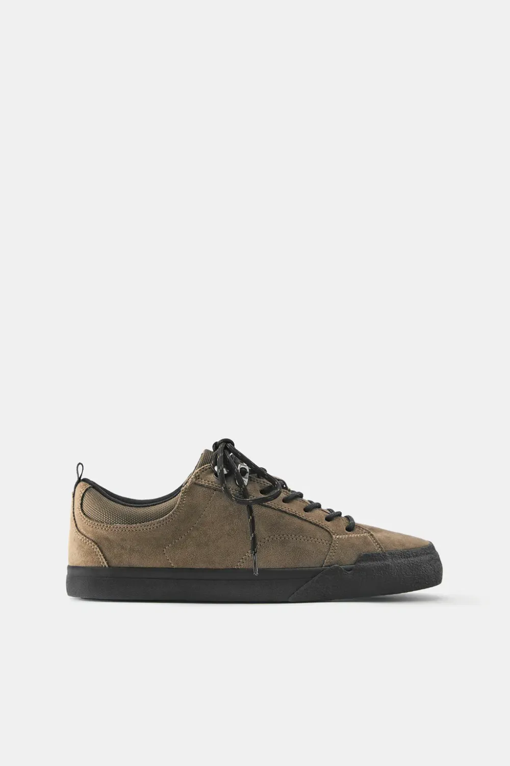 Baskets casual à Lacets Pull & Bear - Marron, Taille 39 ou 40