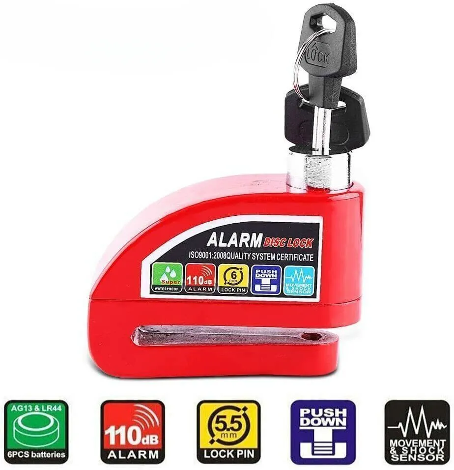 Antivol Bloque disque Moto avec Alarme - photo 3