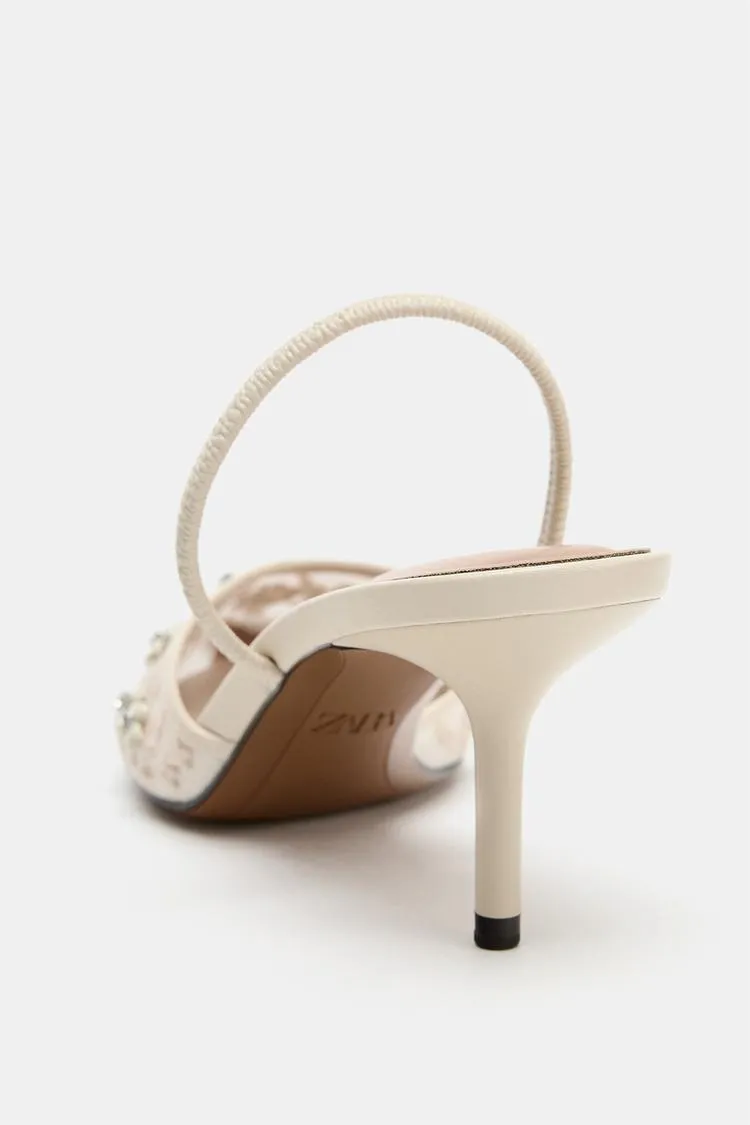 Chaussures à talons en Mesh avec Fantaisie - Tailles du 38 au 42 - photo 4