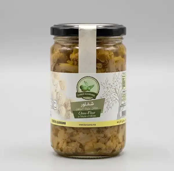 Chou-fleur Mariné à l'Huile d'Olive Bio Terroir Al Karama - 250g