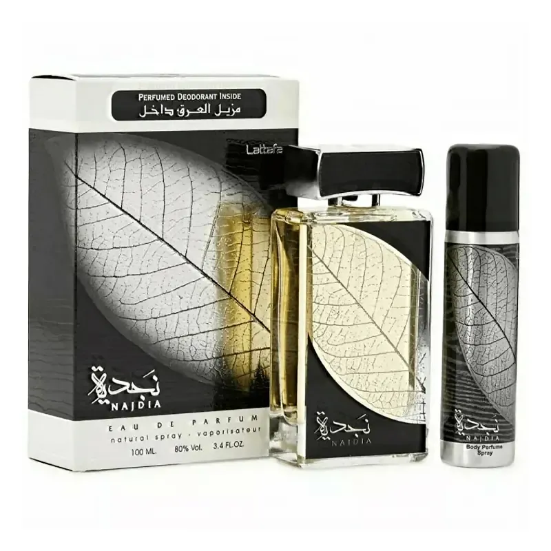 Coffret Lattafa Eau de parfum Najdia 100ml + Déodorant 50ml - photo 2