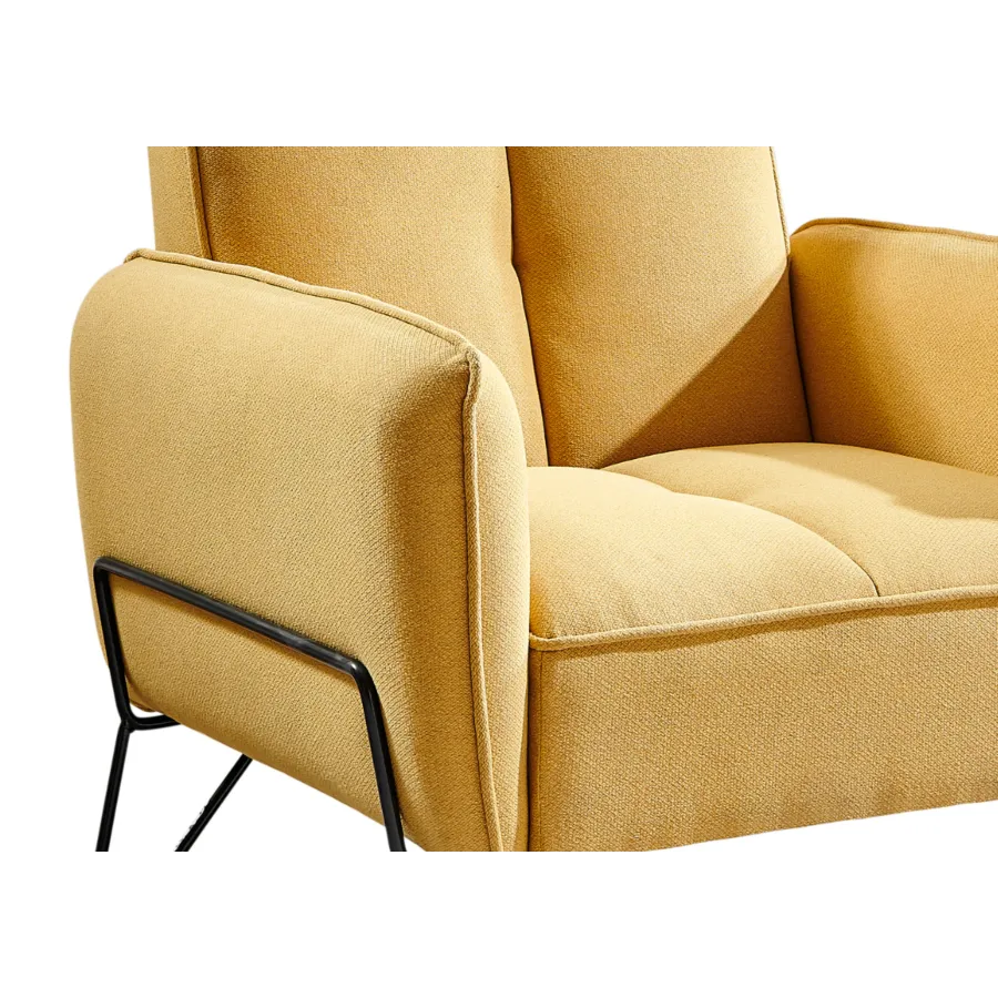 Fauteuil Donna - Jaune - photo 3