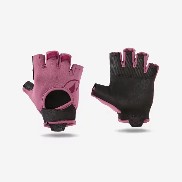 Gants de Musculation respirants et résistants Domyos - Violet ou blanc, Tailles du S au 2XL