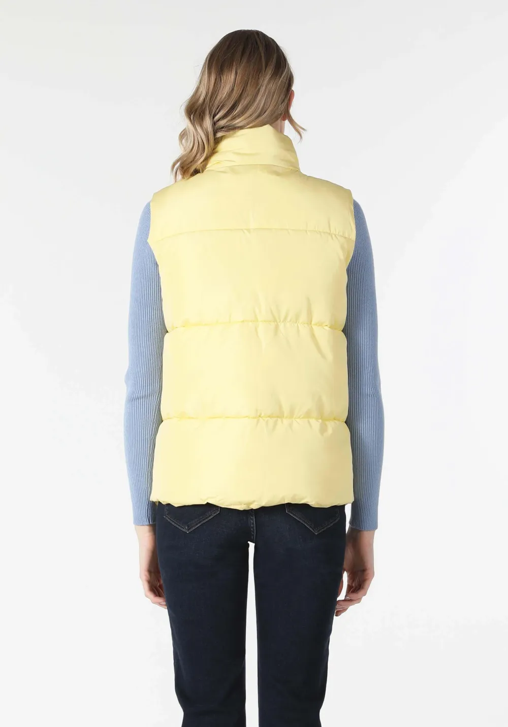 Gilet Regular Fit Femme - Jaune, Tailles du XS au L - photo 2
