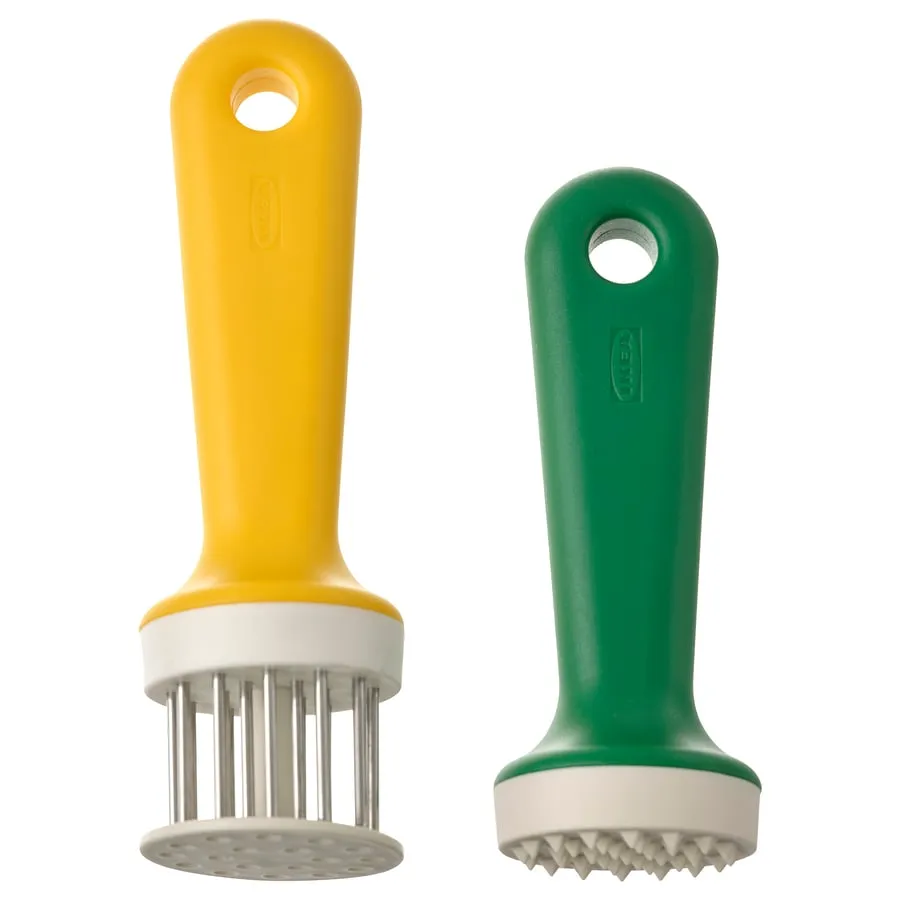 Lot de 2 Attendrisseurs à viande Uppfylld - Vert/jaune vif