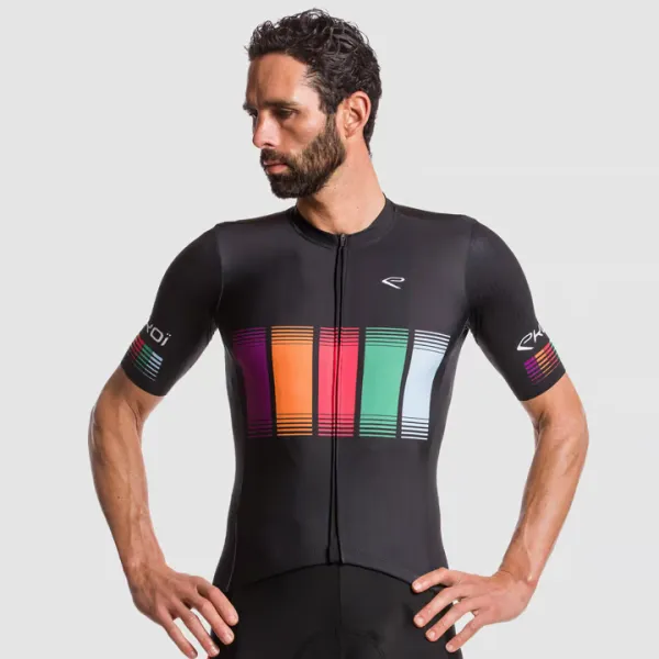 Maillot Cyclisme Ekoï Vertical Stripes - Taille S