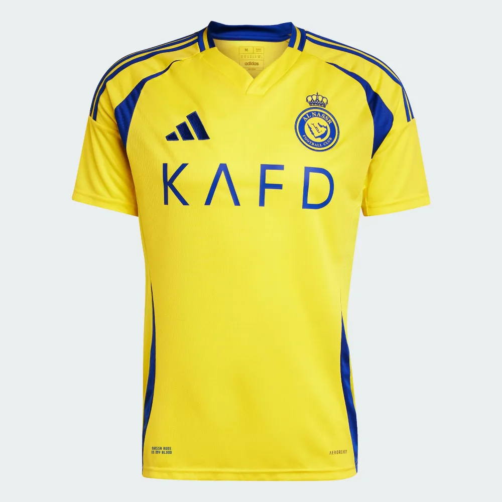 Maillot Domicile Adidas Al Nassr FC 24/25 Ronaldo - Tailles du XS au 2XL