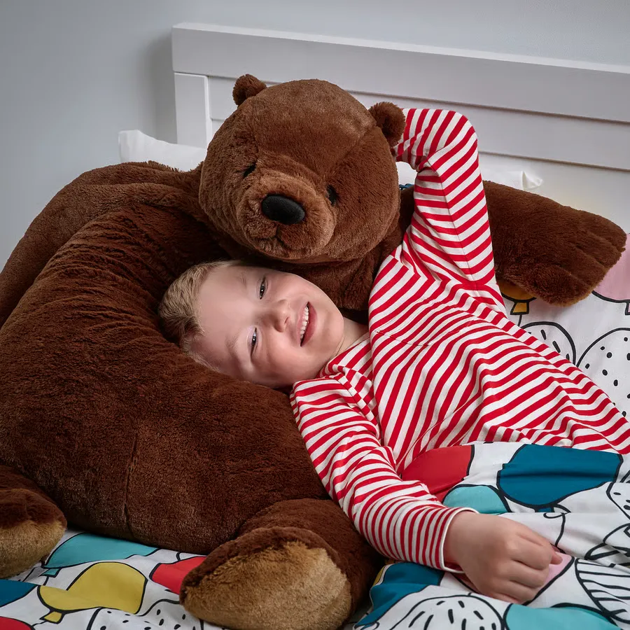 Peluche Ours brun Djungelskog - 100 cm - photo 4