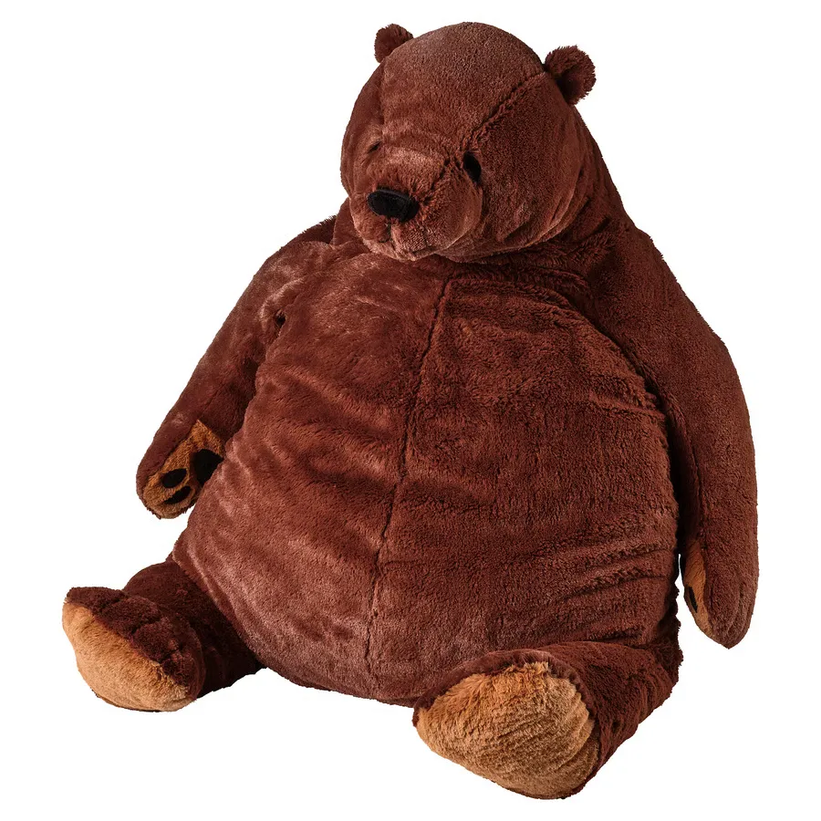 Peluche Ours brun Djungelskog - 100 cm
