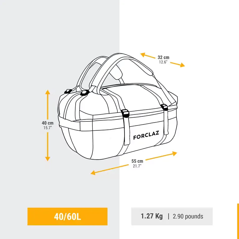 Sac de Trekking Simond Duffel 500 Extend - 40 L à 60 L - photo 3