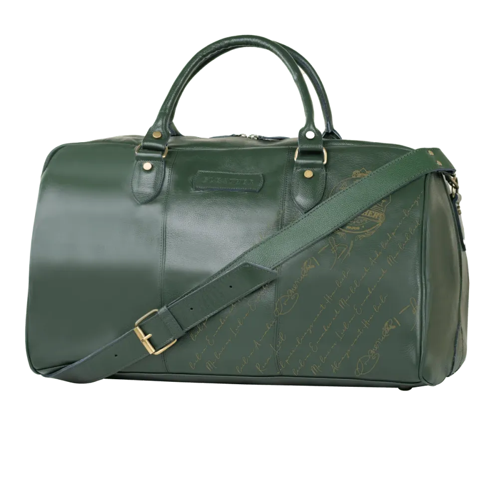 Sac de Voyage Bleather London The Aristocrat - En cuir, Gravé, Plusieurs coloris disponibles - photo 2