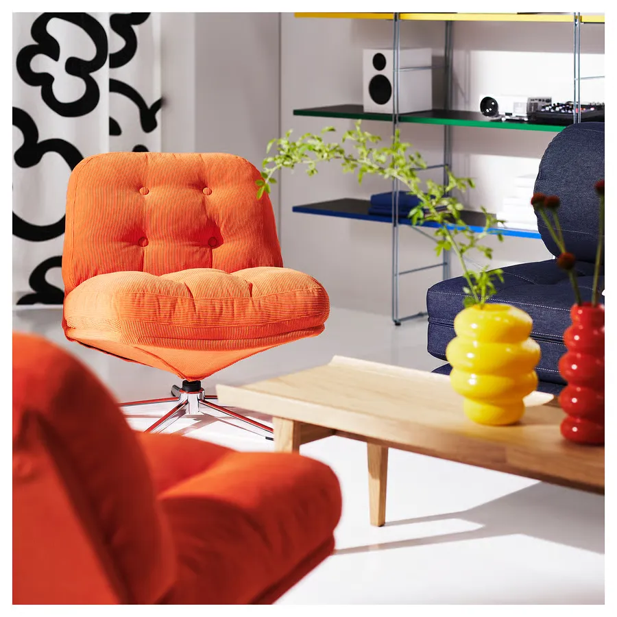 Siège pivotant Dyvlinge Kelinge - Orange ou beige - photo 3