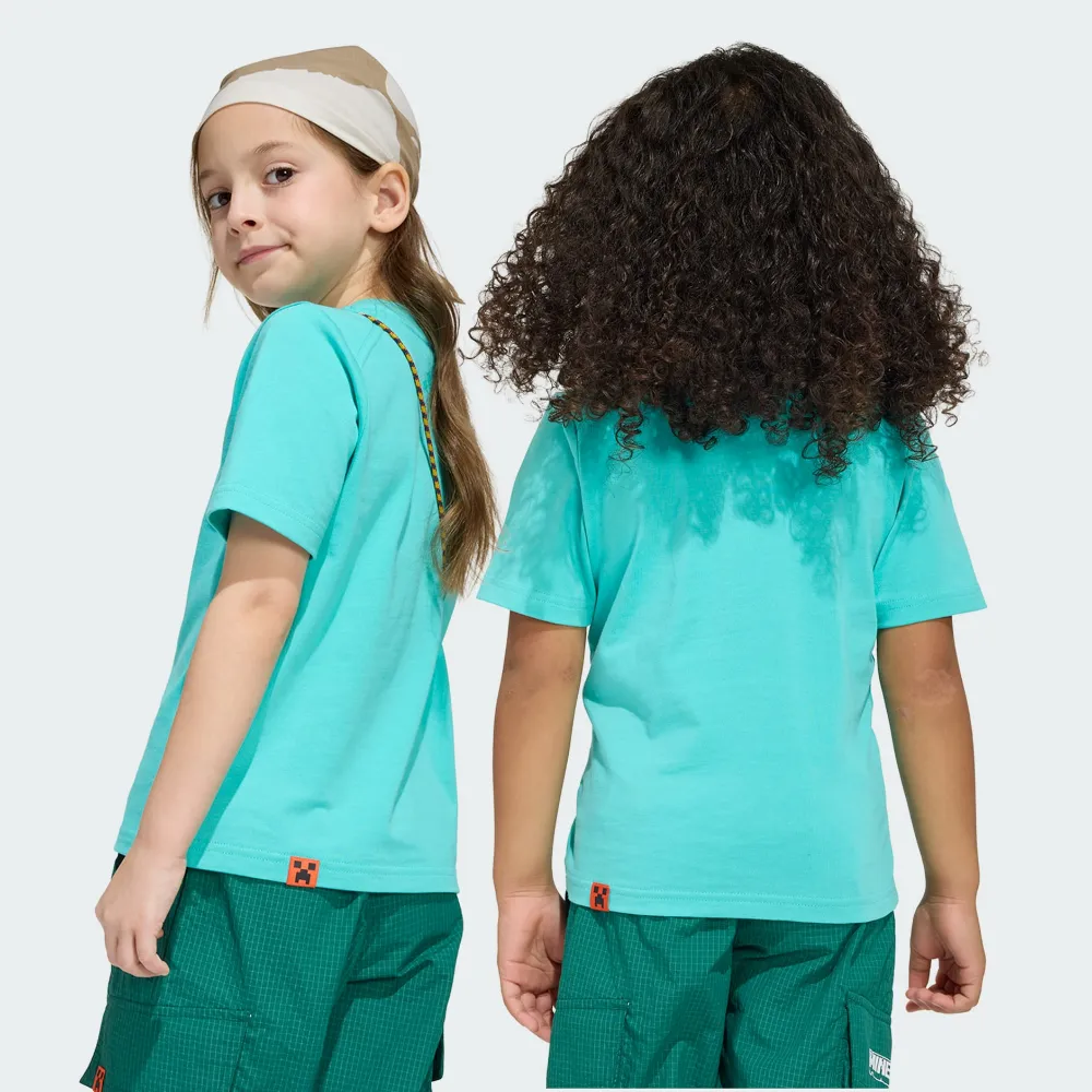 T-shirt Adidas Minecraft Terrex - Menthe ou lime, Tailles de 5 à 16 ans - photo 4