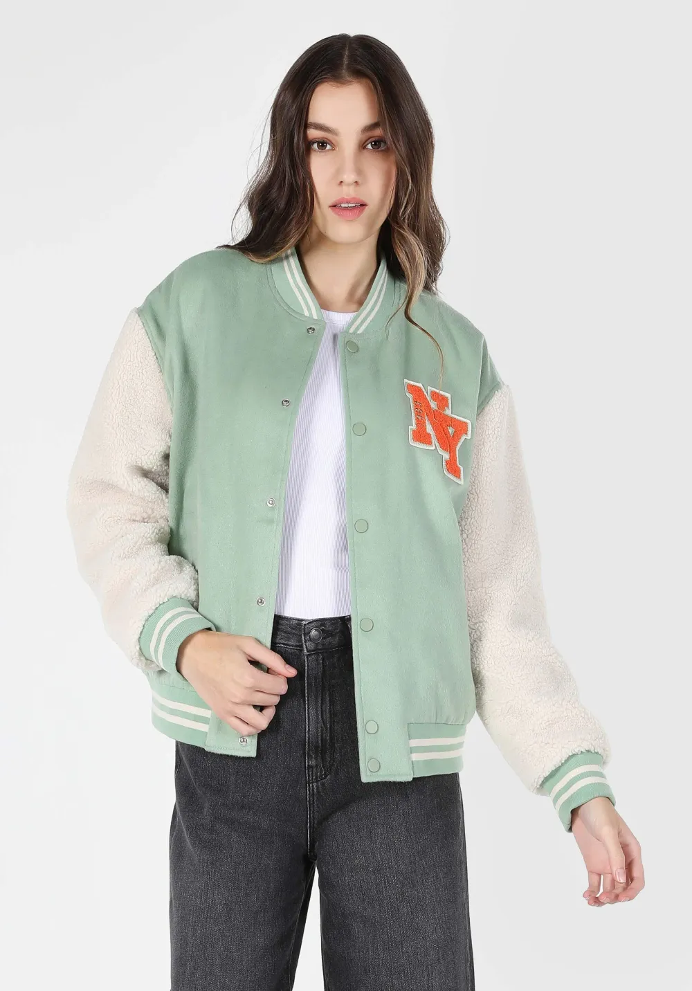Veste Colin's NY Regular - Vert, Tailles du XS au L