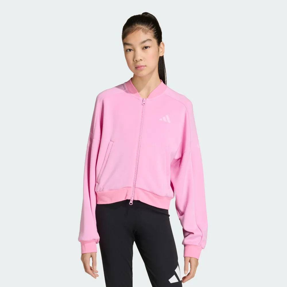 Veste de Survêtement Adidas 3 bandes Future icons - Rose, Tailles Enfant de 5 à 15 ans